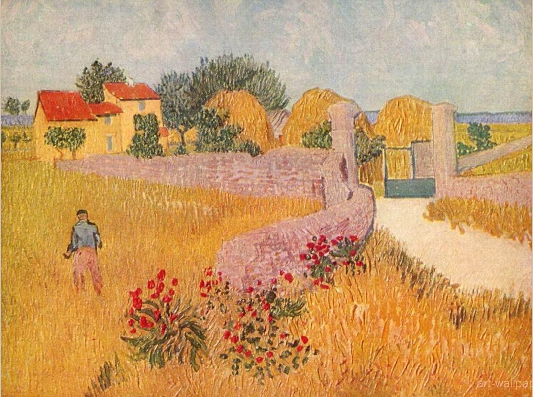 Vincent van Gogh Gateway to the Farm